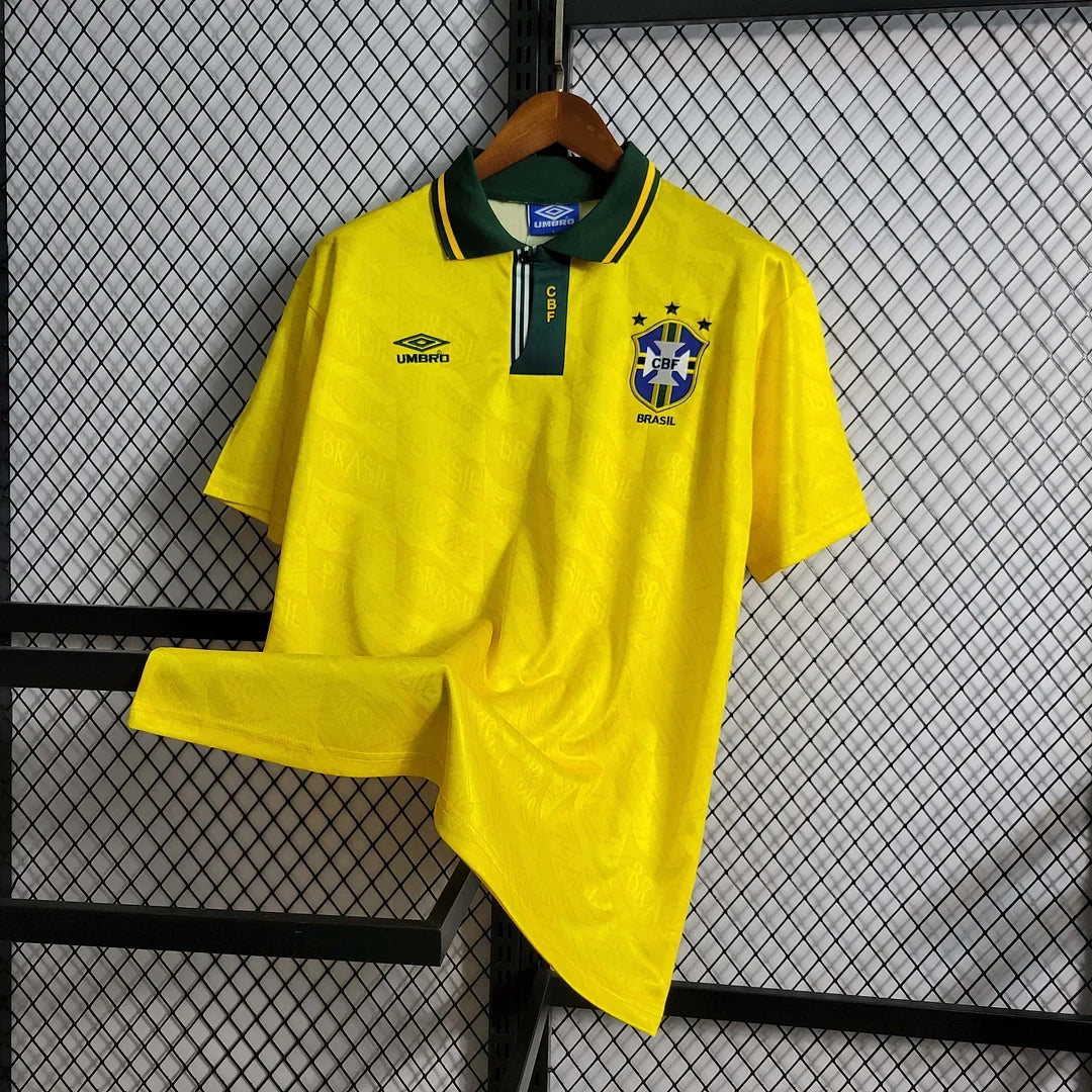 Brazil 1991/93 Retro Home Jersey