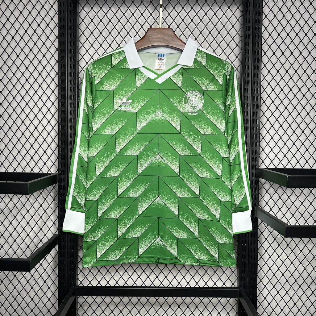 Germany 1990 Retro Away Long Sleeve Jersey