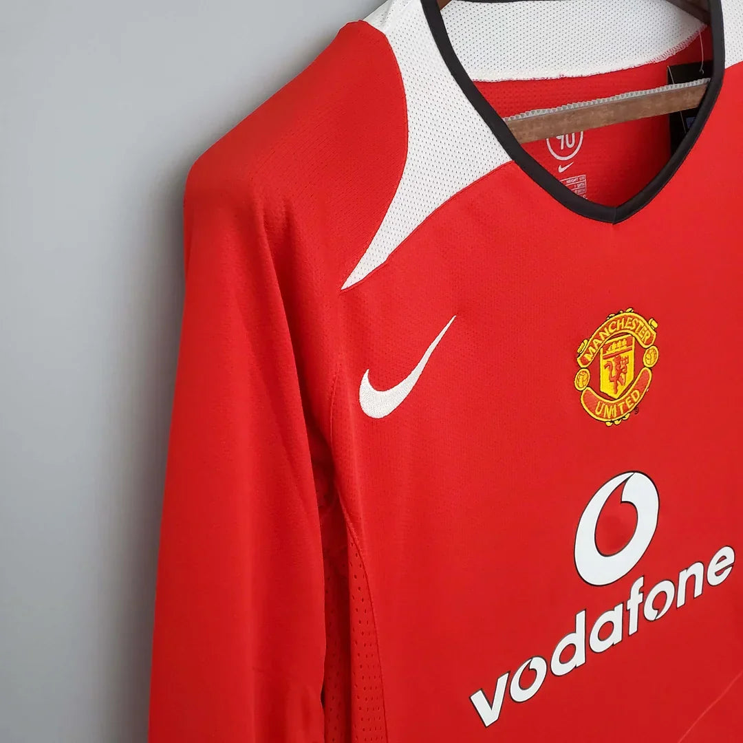 Manchester United 2004/06 Retro Home Long Sleeve Jersey