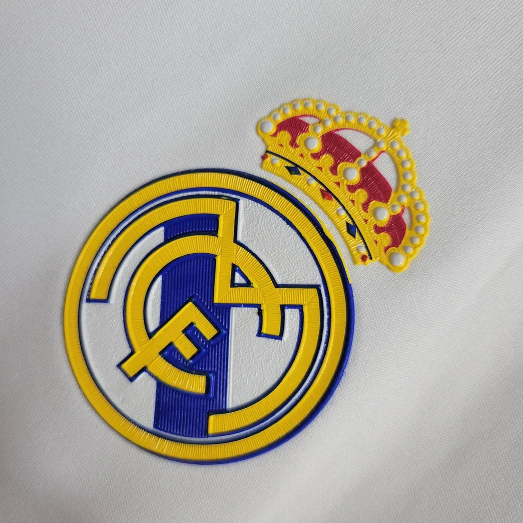 Real Madrid 2011/12 Retro Home Long Sleeve Jersey