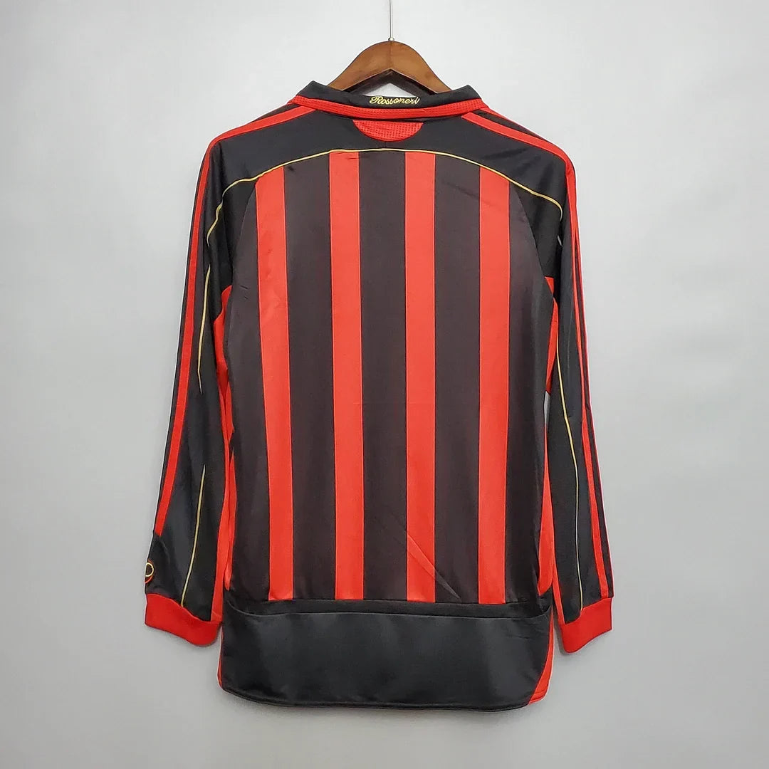 AC Milan 2006/07 Retro Home Long Sleeve Jersey