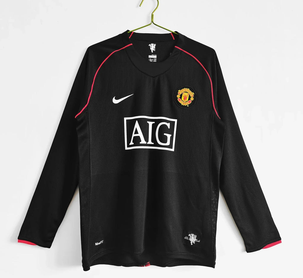 Manchester United 2007/08 Retro Away Long Sleeve Jersey