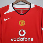 Manchester United 2004/06 Retro Home Long Sleeve Jersey