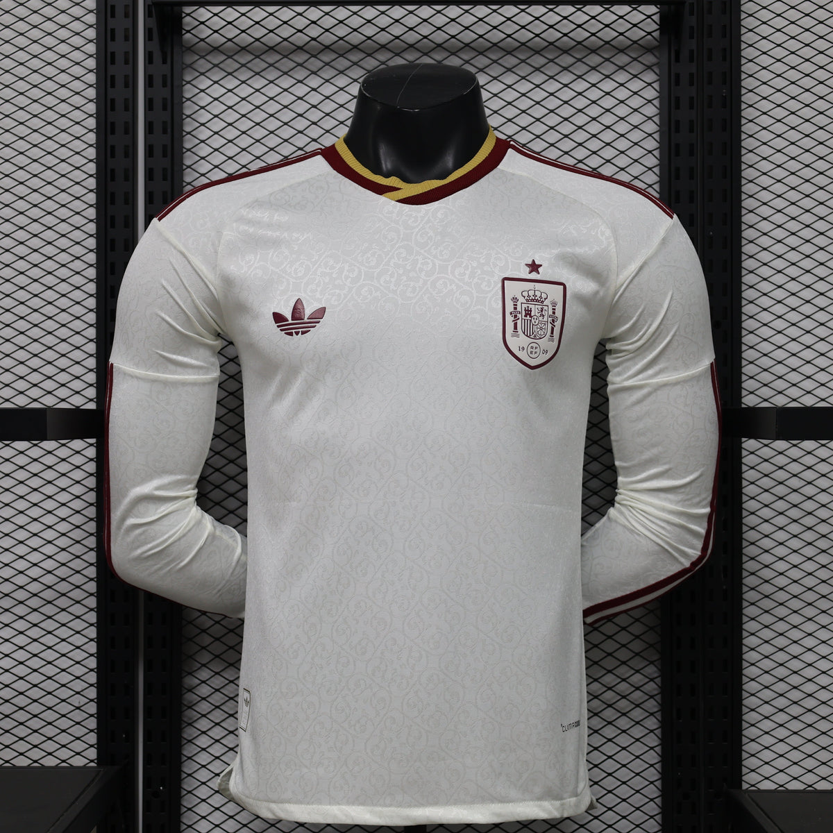Spain World Cup 2026 Away Long Sleeve Jersey Player Version