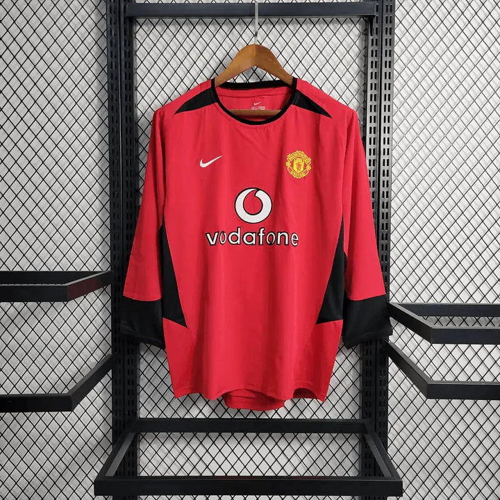 Manchester United 2002/04 Retro Home Long Sleeve Jersey