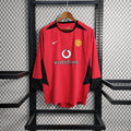 Manchester United 2002/04 Retro Home Long Sleeve Jersey