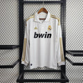 Real Madrid 2011/12 Retro Home Long Sleeve Jersey