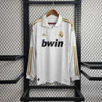 Real Madrid 2011/12 Retro Home Long Sleeve Jersey