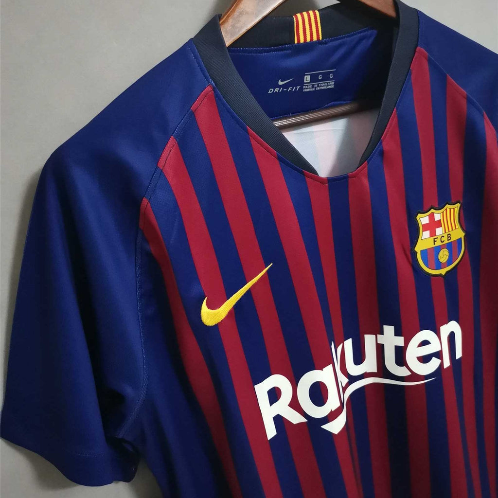 Barcelona 2018/19 Retro Home Jersey