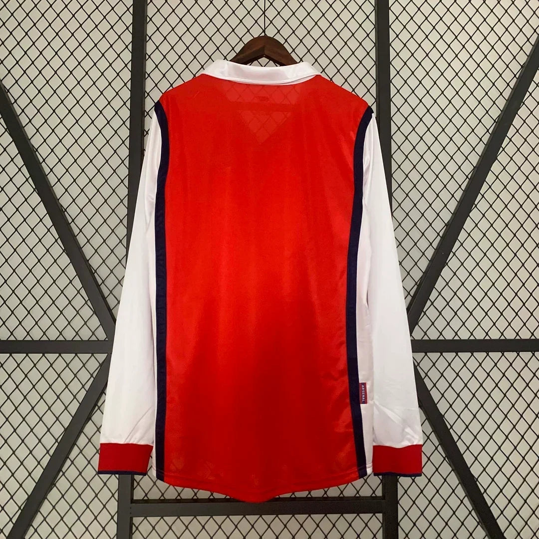 Arsenal 1998/99 Retro Home Long Sleeve Jersey
