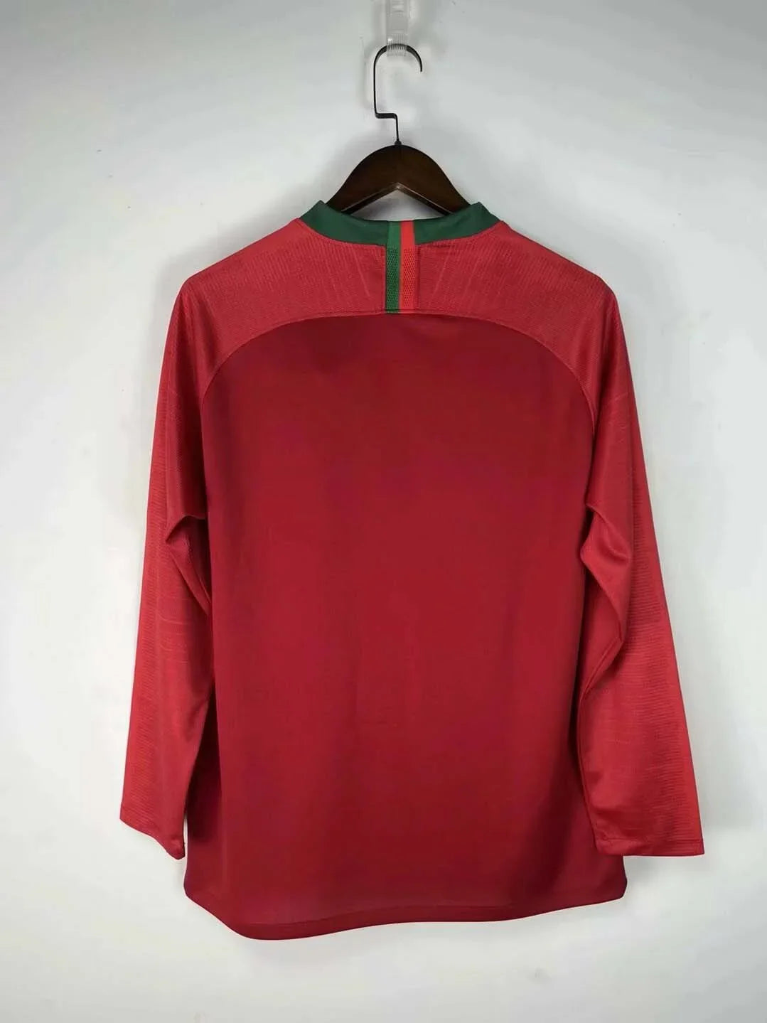 Portugal 2018 Retro Home Long Sleeve Jersey