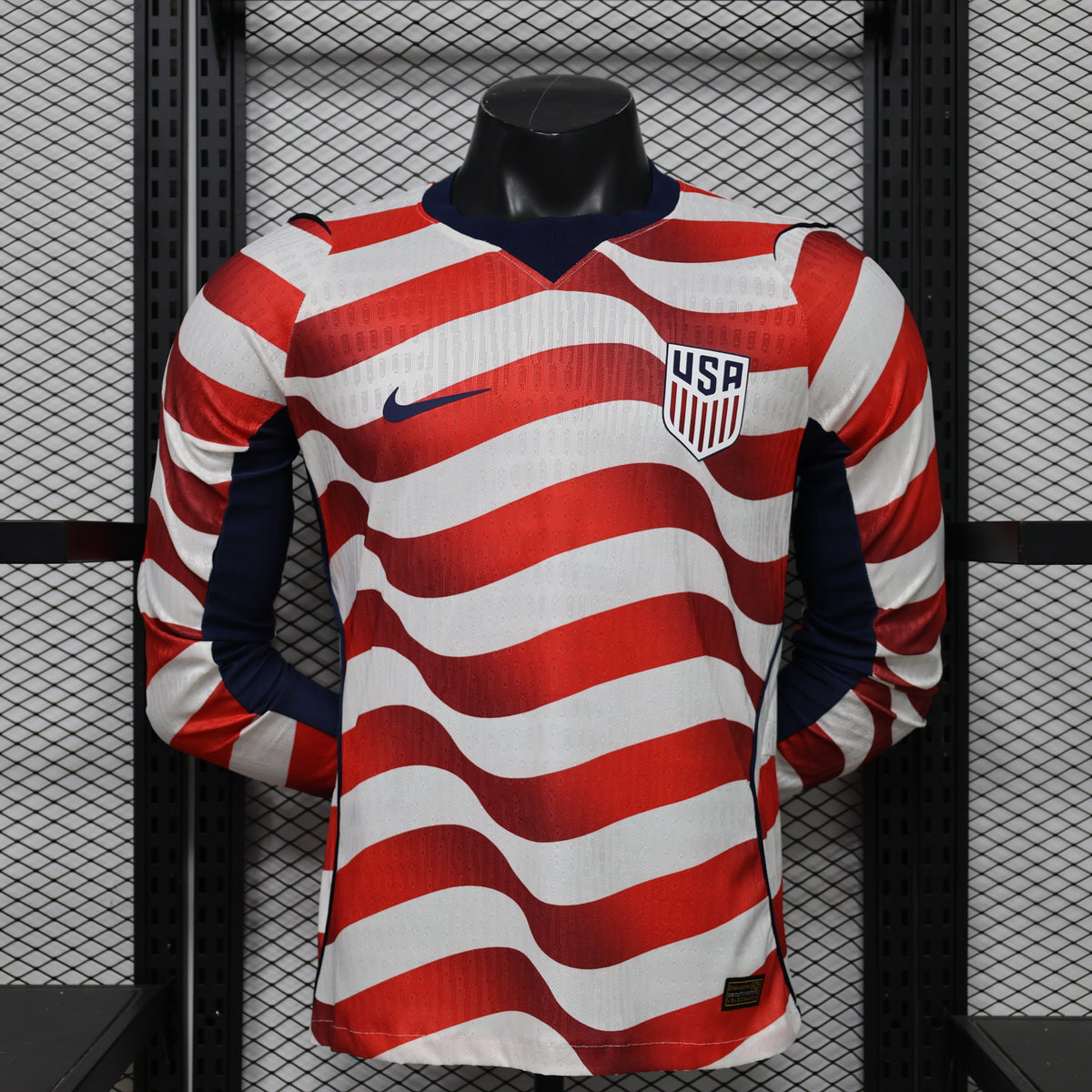 USA World Cup 2026 Home Long Sleeve Jersey Player Version