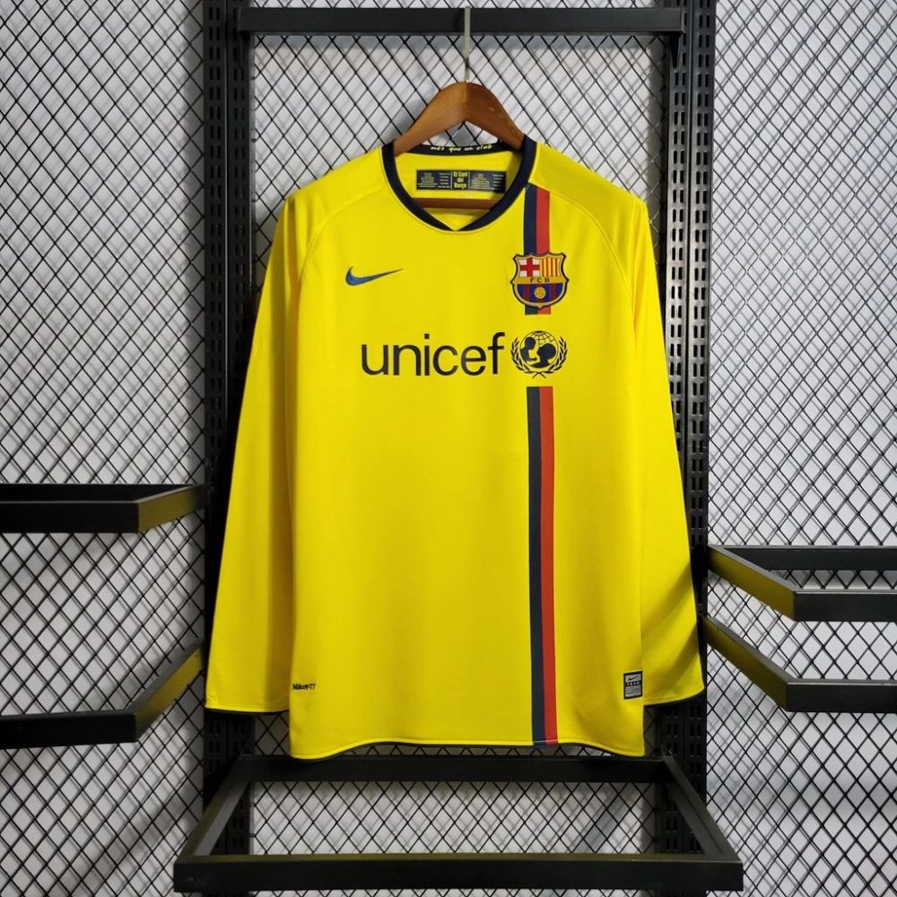 Barcelona 2008/09 Retro Away Long Sleeve Jersey