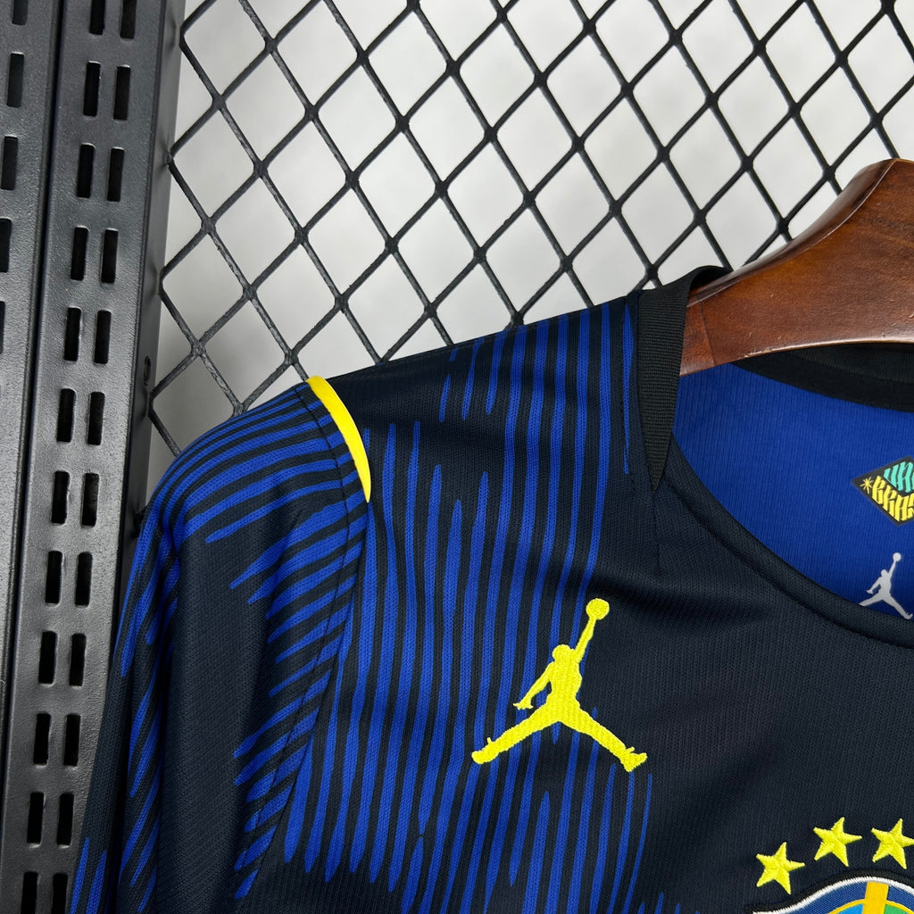 Brazil World Cup 2026 Away Long Sleeve Jersey Fan Version