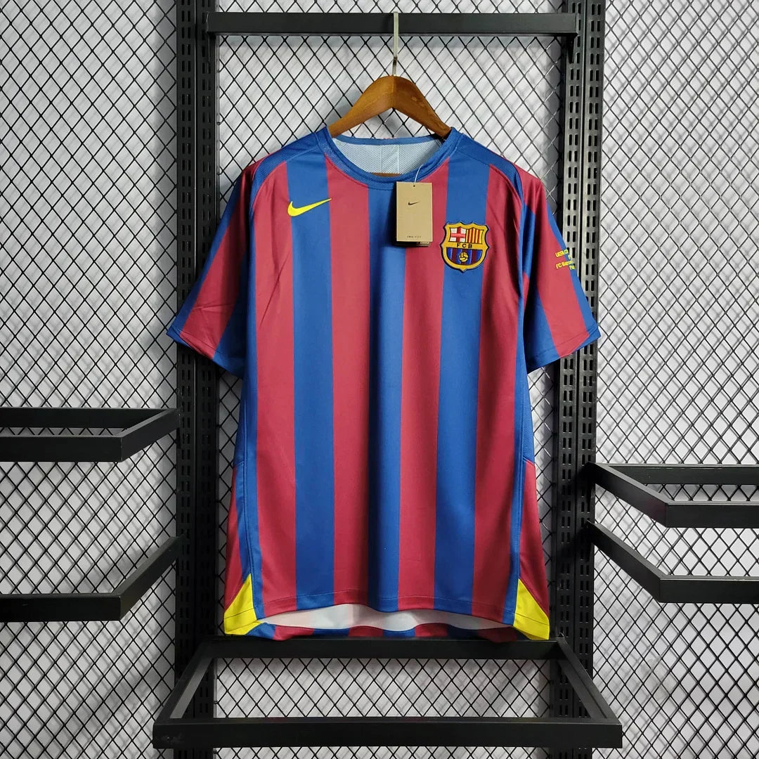 Barcelona 2005/06 Retro Champions League Home Jersey