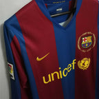 Barcelona 2007/08 Retro Home Long Sleeve Jersey