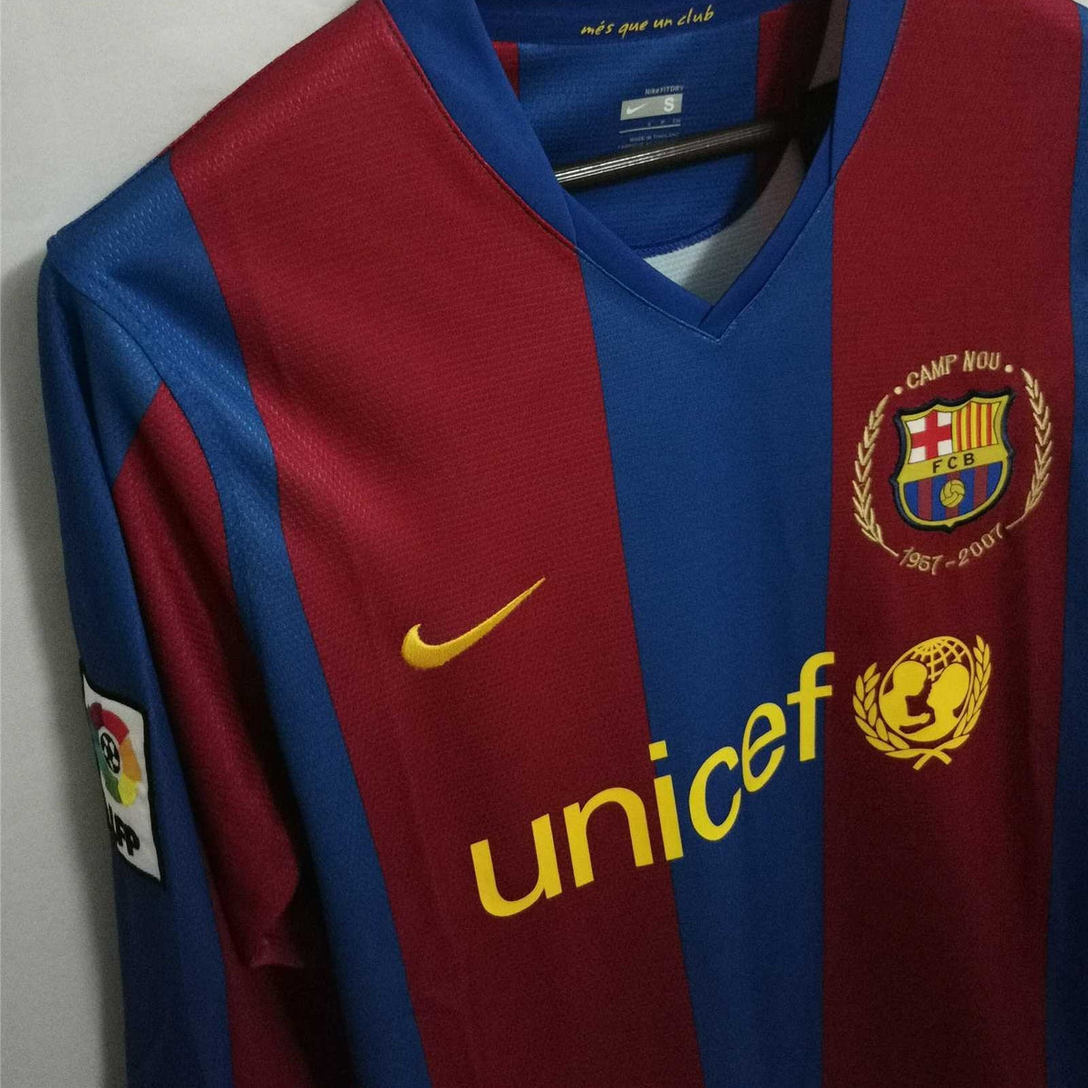 Barcelona 2007/08 Retro Home Long Sleeve Jersey