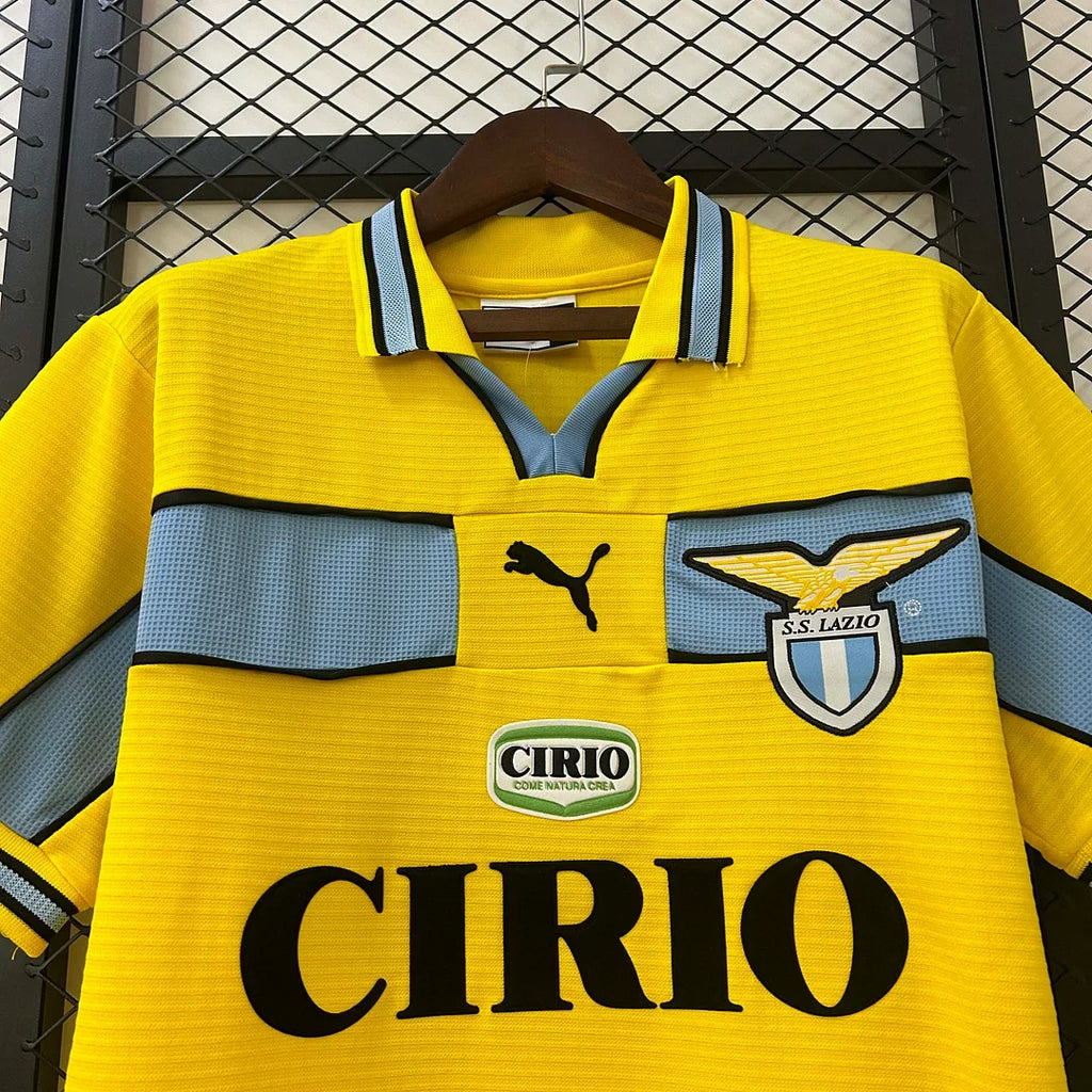 Lazio 1998/99 Retro Yellow Away Jersey