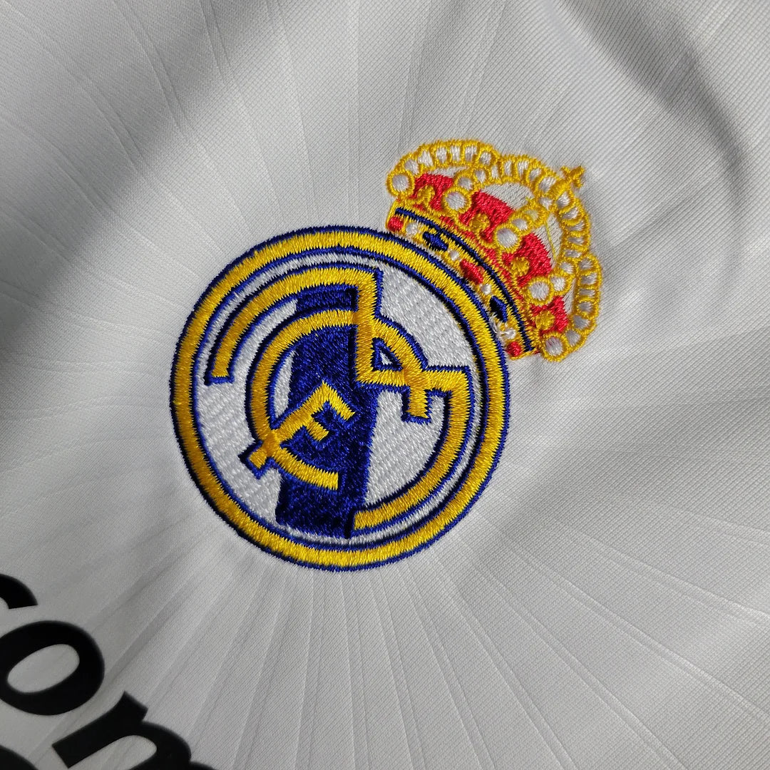 Real Madrid 2010/11 Retro Home Long Sleeve Jersey