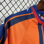 Barcelona 1997/98 Retro Orange & Blue Away Jersey
