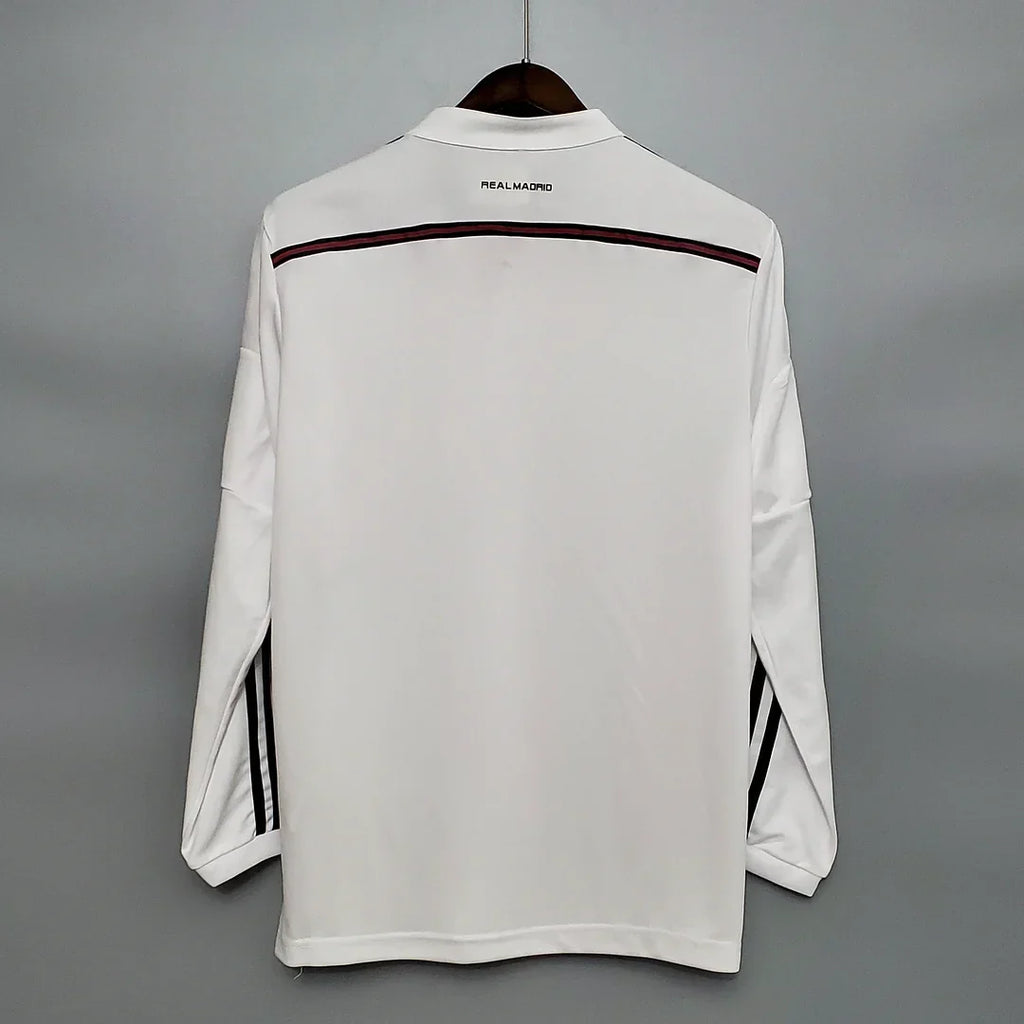 Real Madrid 2014/15 Retro Home Long Sleeve Jersey