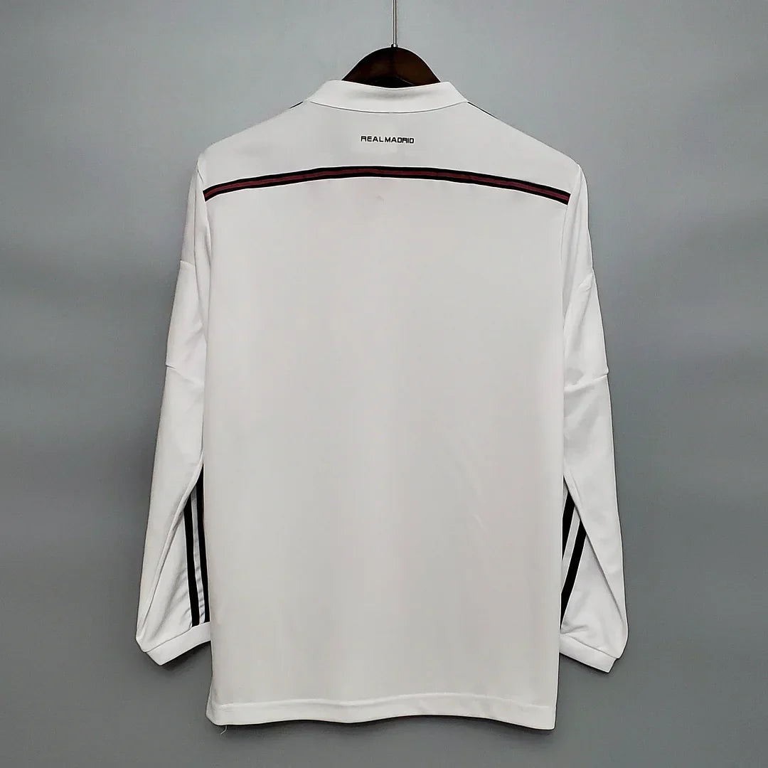 Real Madrid 2014/15 Retro Home Long Sleeve Jersey
