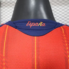 Spain World Cup 2026 Home Long Sleeve Jersey Player Version