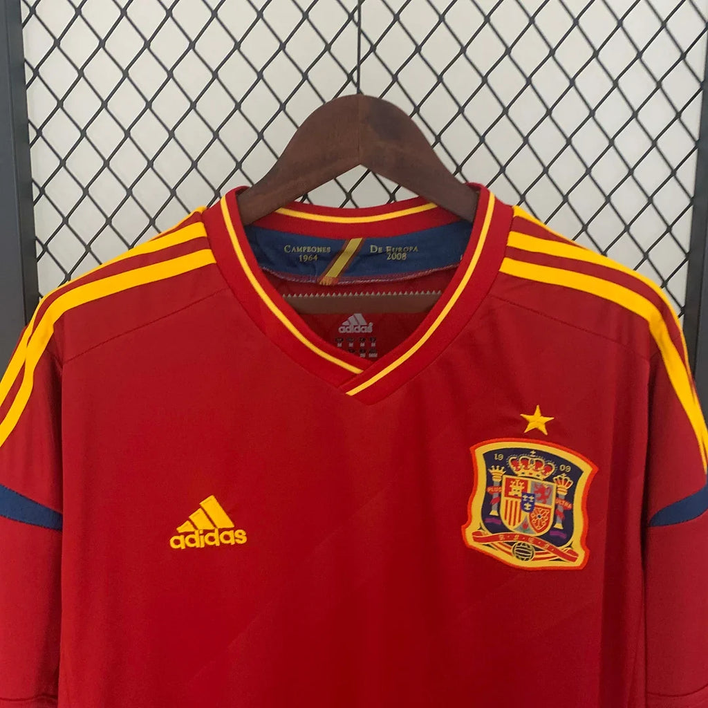 Spain 2012 Retro Home Jersey