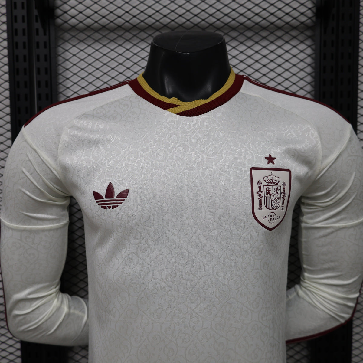 Spain World Cup 2026 Away Long Sleeve Jersey Player Version