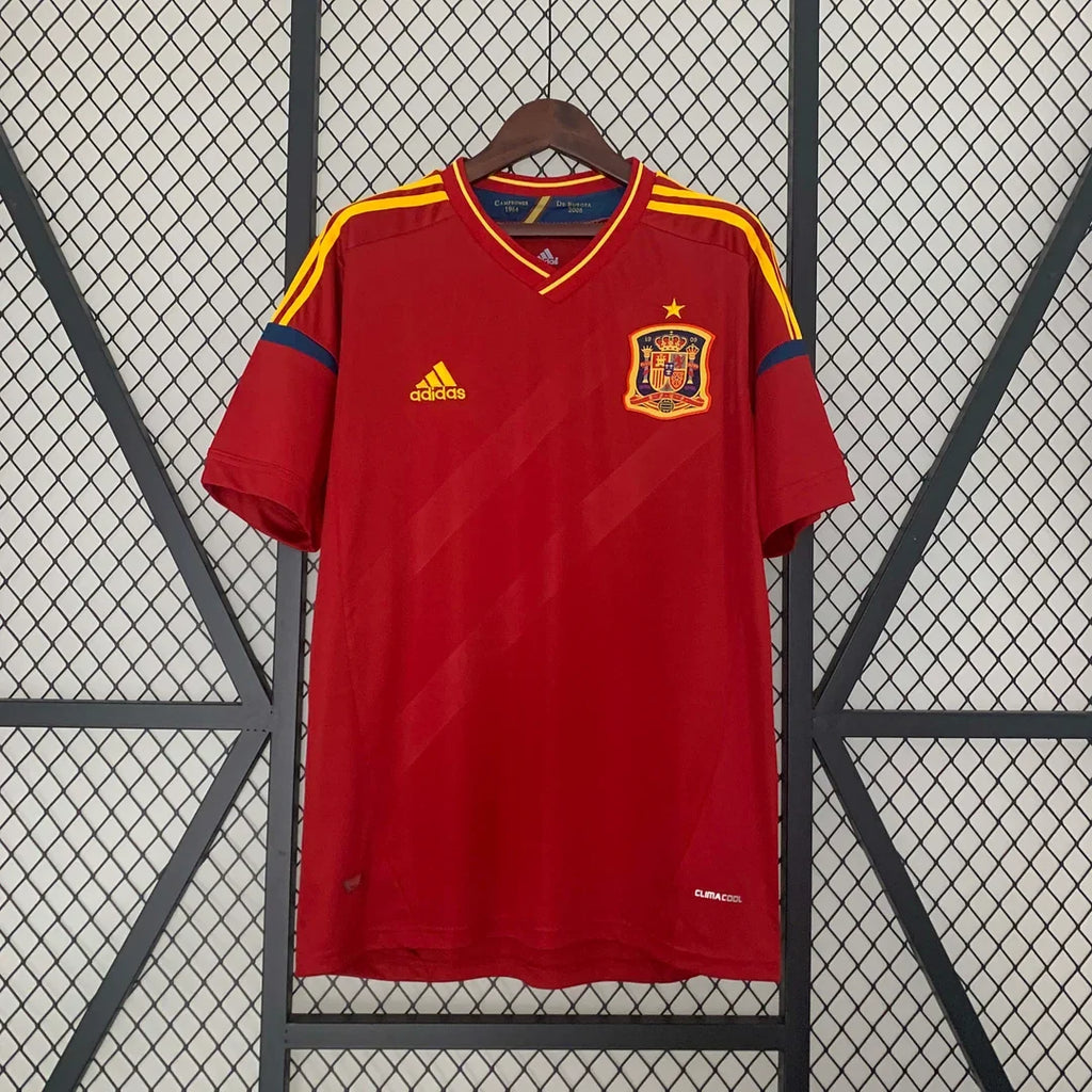 Spain 2012 Retro Home Jersey