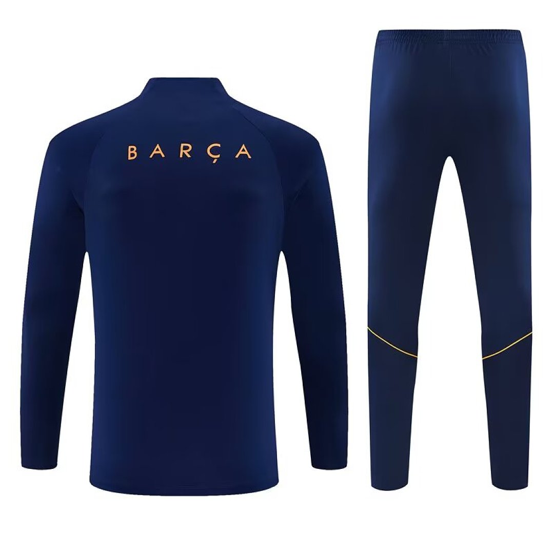 Barcelona Dark Blue Tracksuit 2026/27