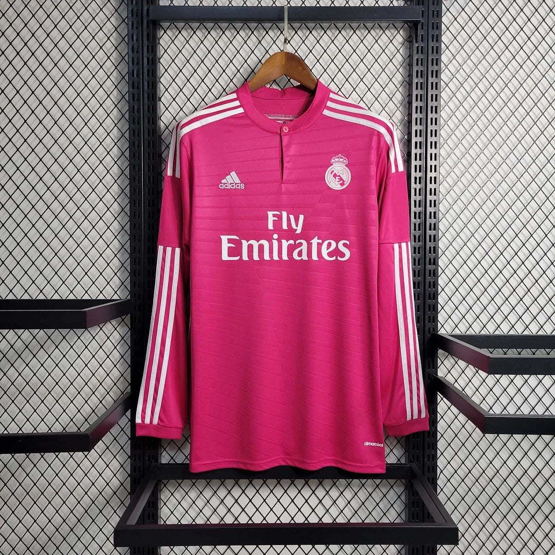 Real Madrid 2014/15 Retro Away Long Sleeve Jersey