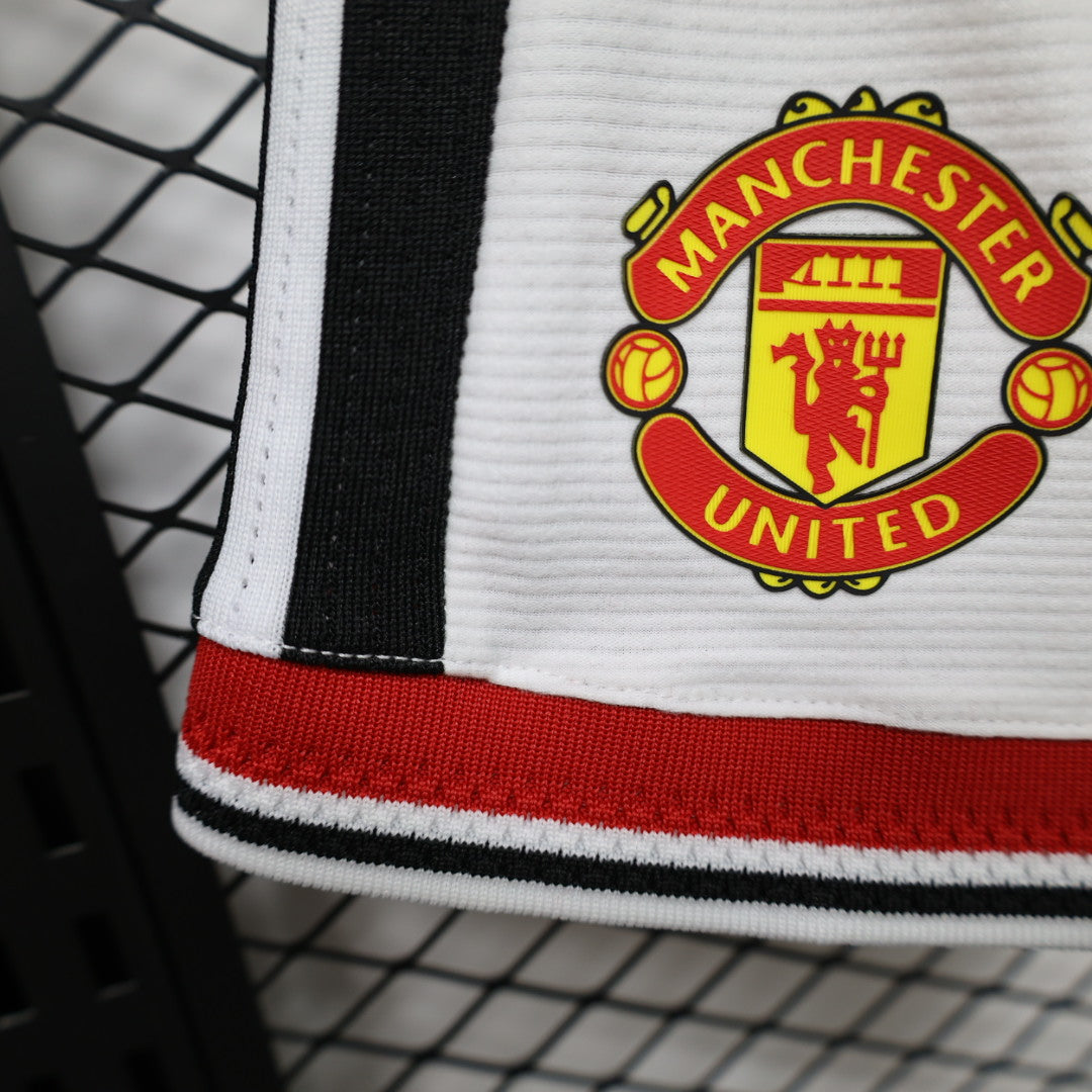 Manchester United 2026/27 White Home Shorts