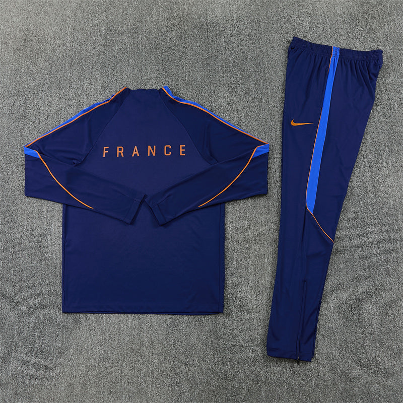 France Dark Blue Tracksuit 2026/27