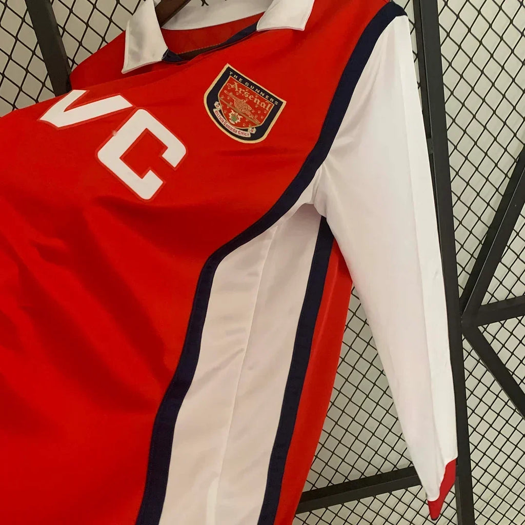 Arsenal 1998/99 Retro Home Long Sleeve Jersey