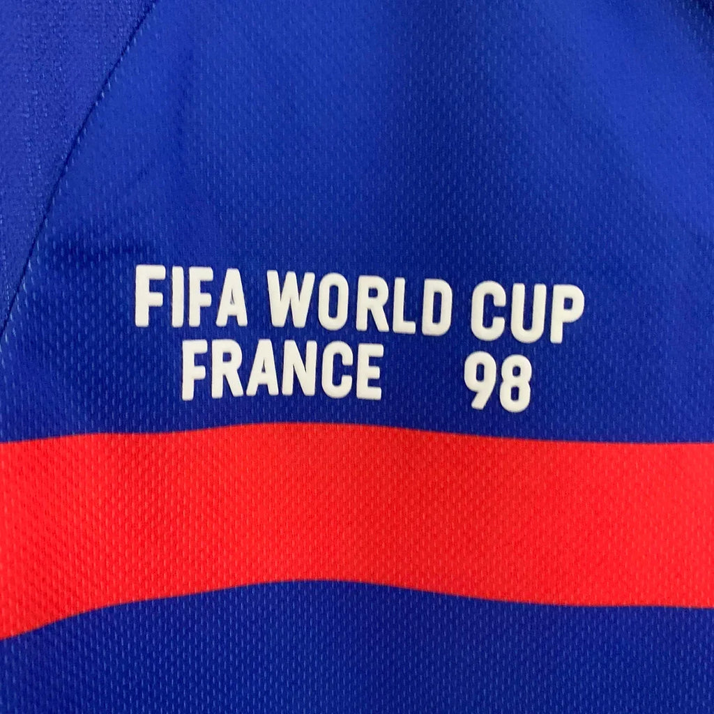France 1998 Retro Home Long Sleeve Jersey