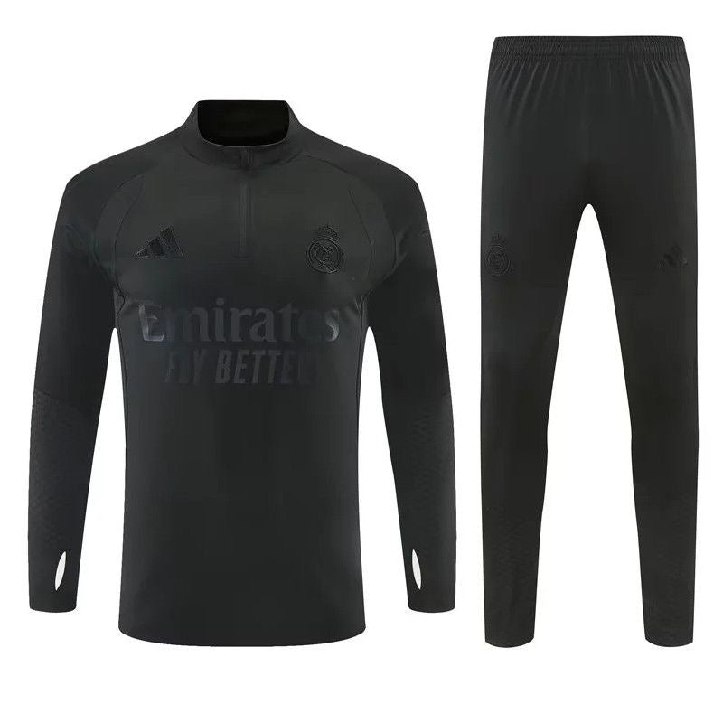 Real Madrid Black Tracksuit 2026/27