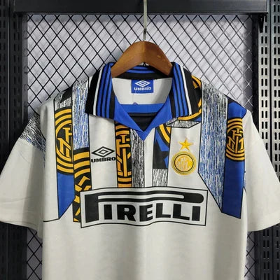 Inter Milan 1995/96 Retro White Third Jersey