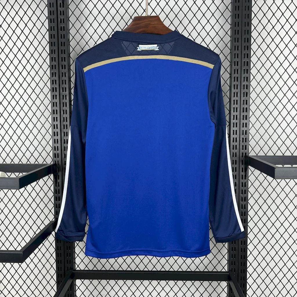 Argentina 2014 Retro Away Long Sleeve Jersey