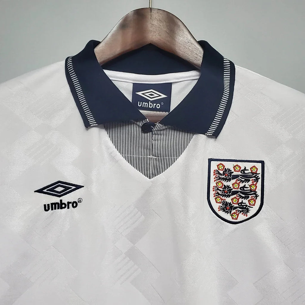 England 1990 Retro Home Jersey