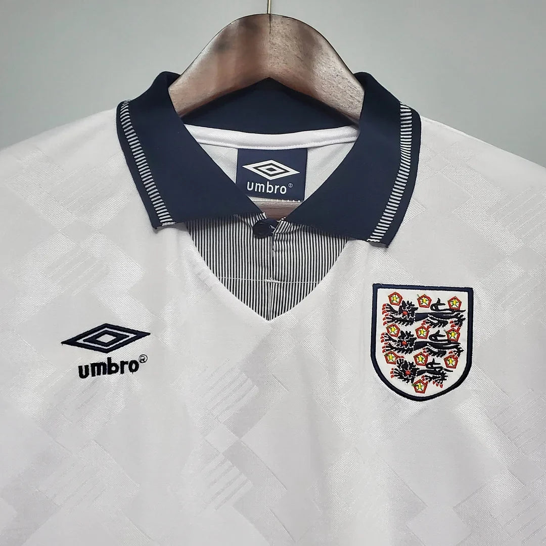 England 1990 Retro Home Jersey