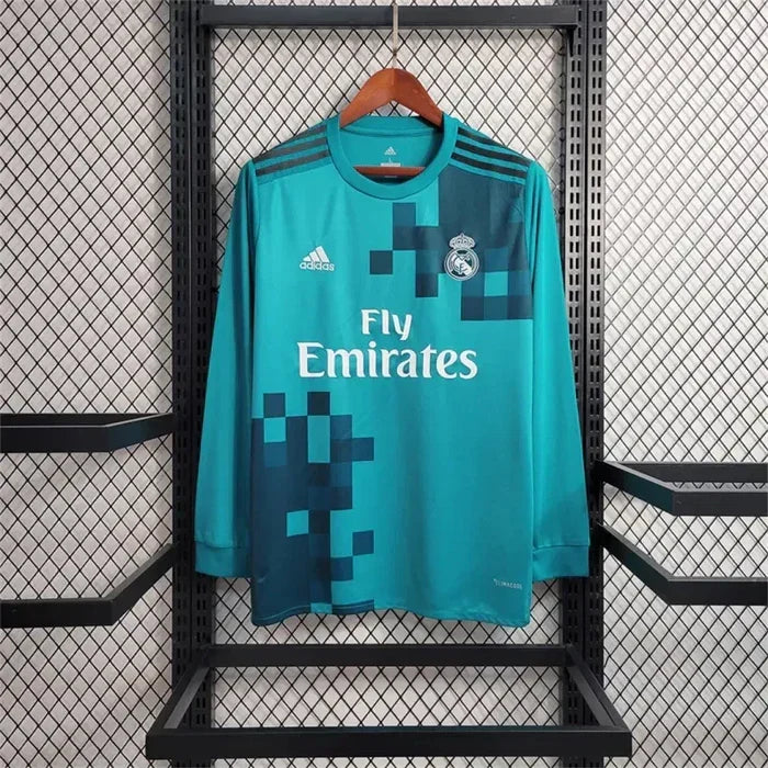 Real Madrid 2017/18 Retro Third Long Sleeve Jersey