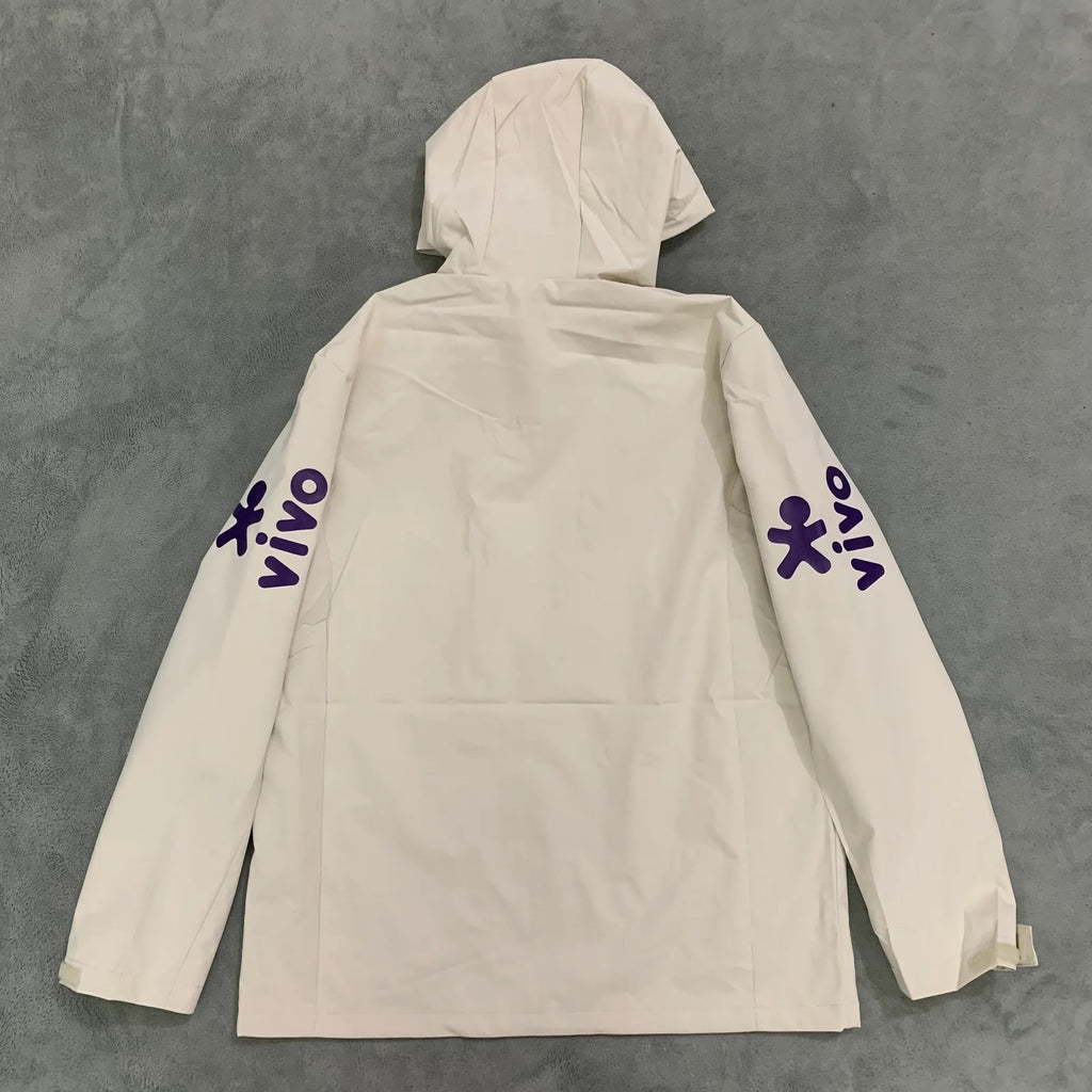 Brazil Windbreaker Jacket (White)
