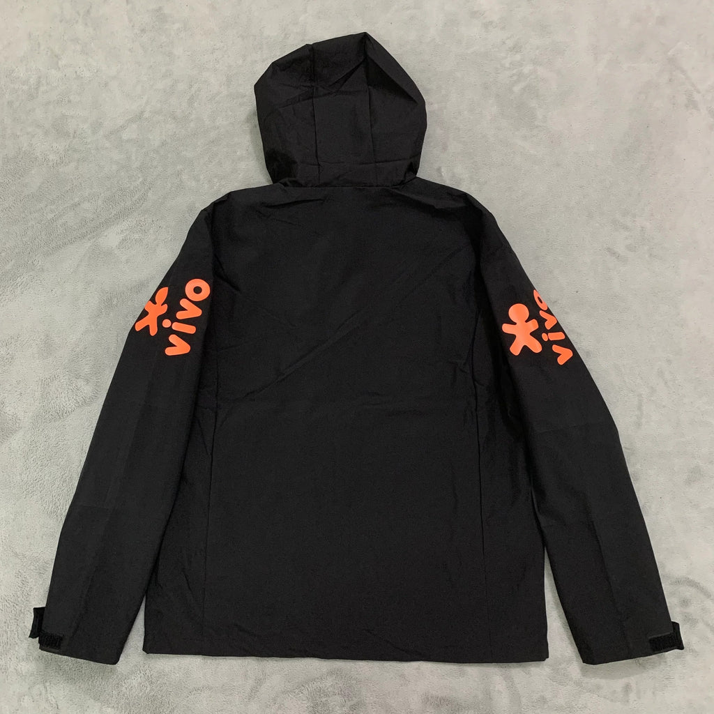 Brazil Windbreaker Jacket (Black)