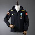 Brazil Windbreaker Jacket (Black)