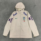 Brazil Windbreaker Jacket (White)