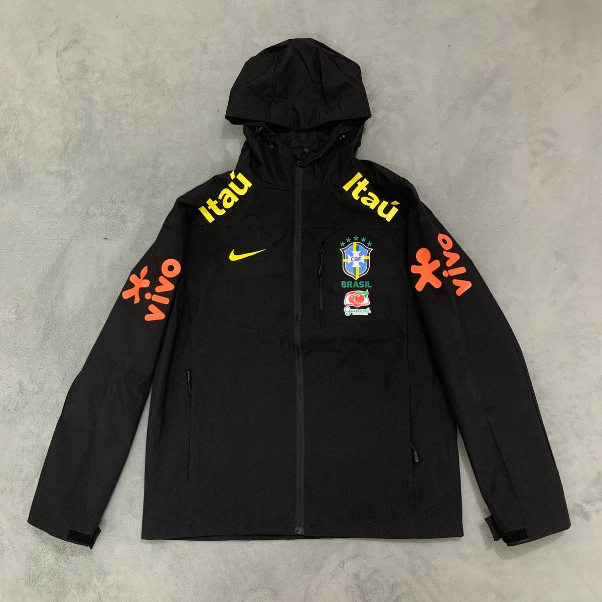 Brazil Windbreaker Jacket (Black)