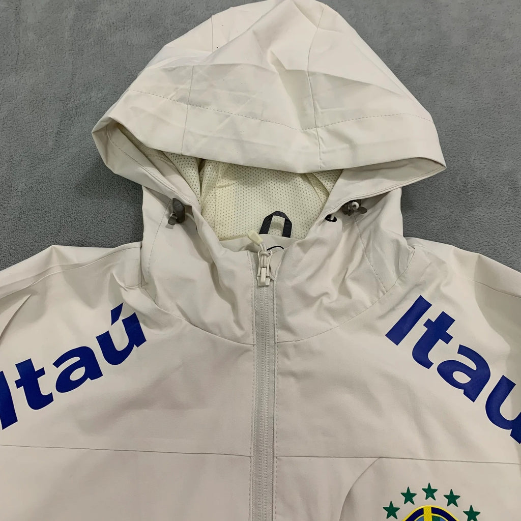 Brazil Windbreaker Jacket (White)