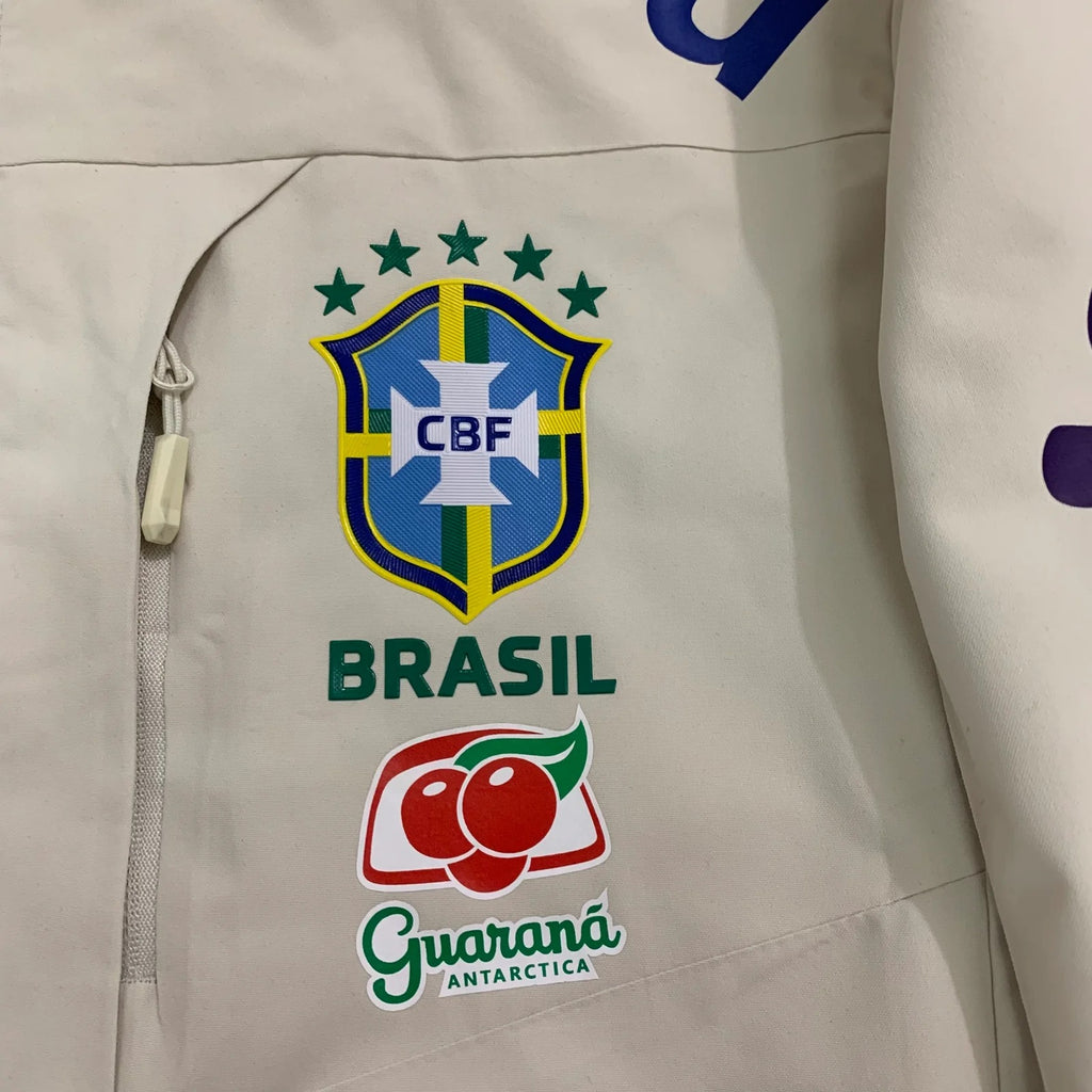 Brazil Windbreaker Jacket (White)