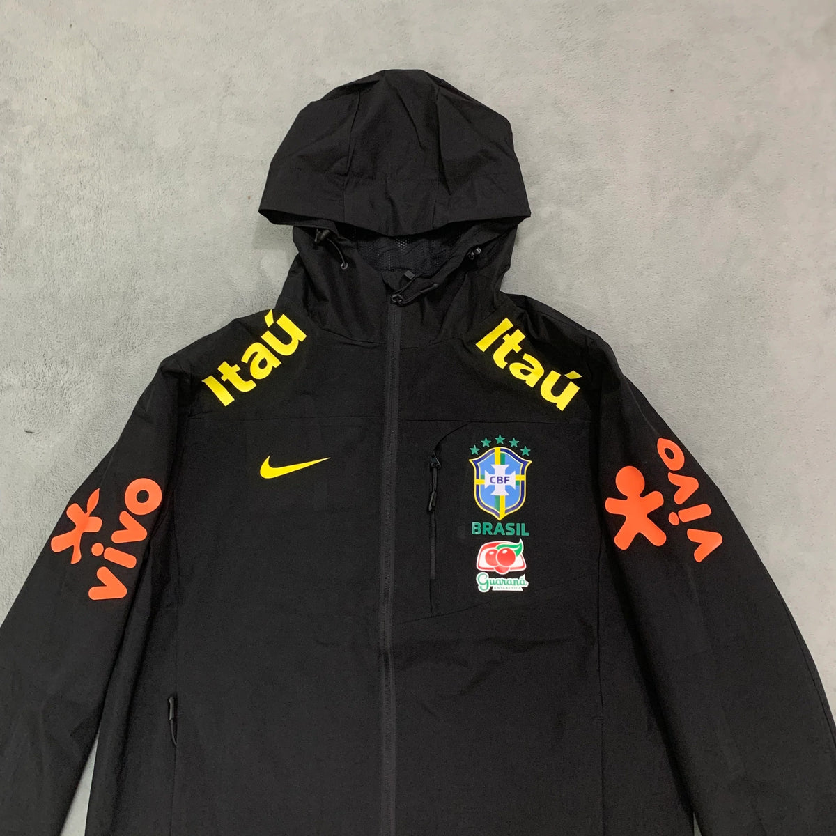 Brazil Windbreaker Jacket (Black)